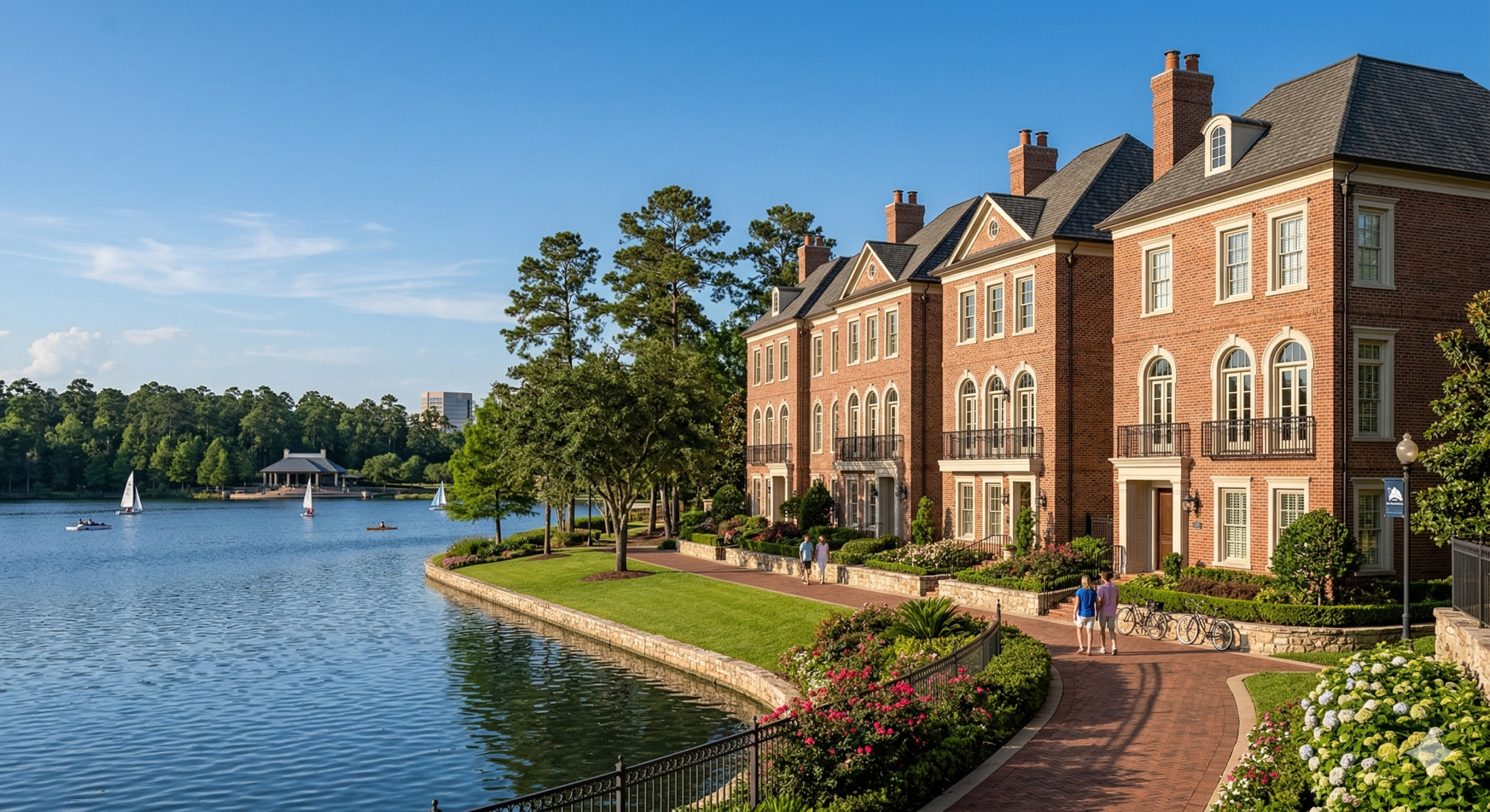 East Shore Lakeside Brownstones Architecture