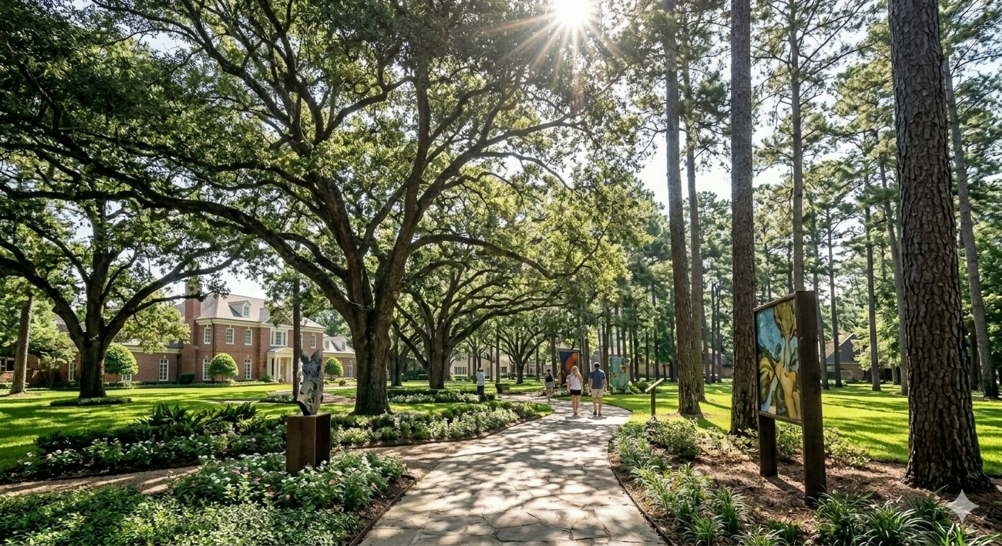 Schott Park Humble TX Scenic Wooded Trail